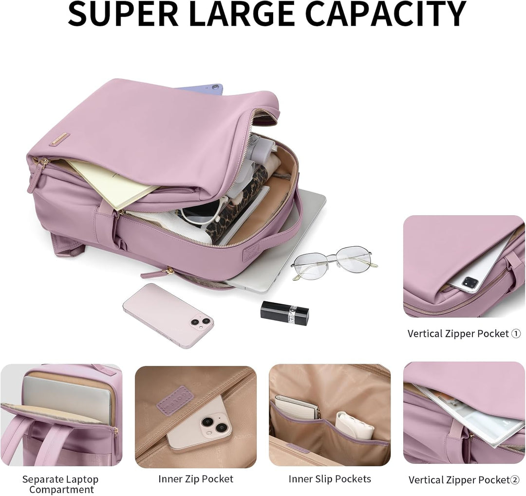 Stilvoller Laptop Rucksack für Damen von Fluggesellschaften zugelassen, Perfekt für die Arbeit das C