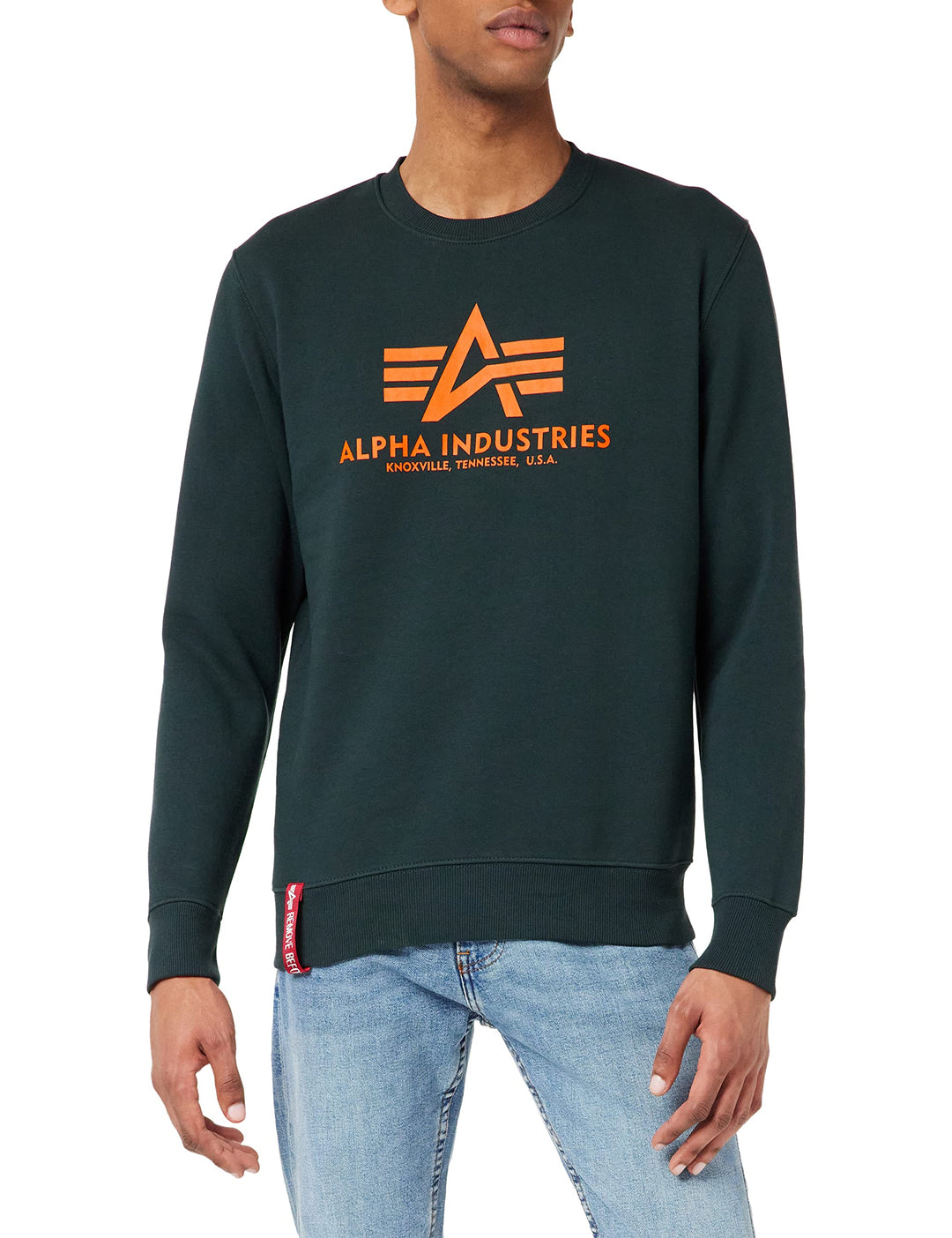 ALPHA INDUSTRIES Herren Basic Sweater Sweatshirt für Herren Sweatshirt (1er Pack) XL Dark Petrol, XL