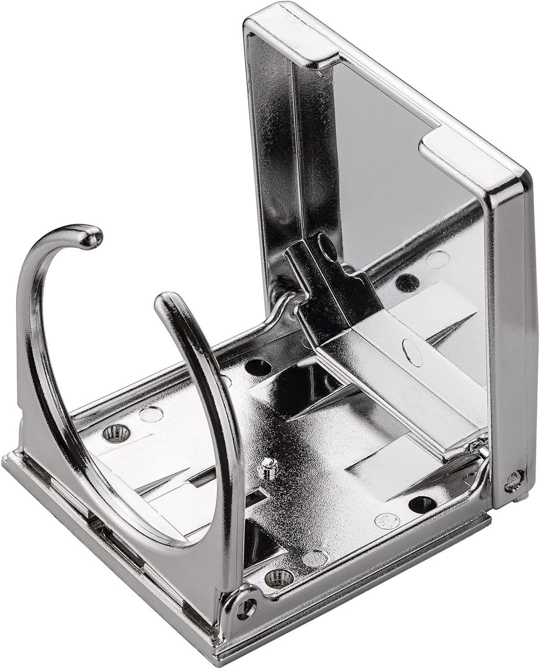 DEMA 4 x Getränkehalter Flaschenhalter Dosenhalter Set Chromoptik für Tischfussball Kicker
