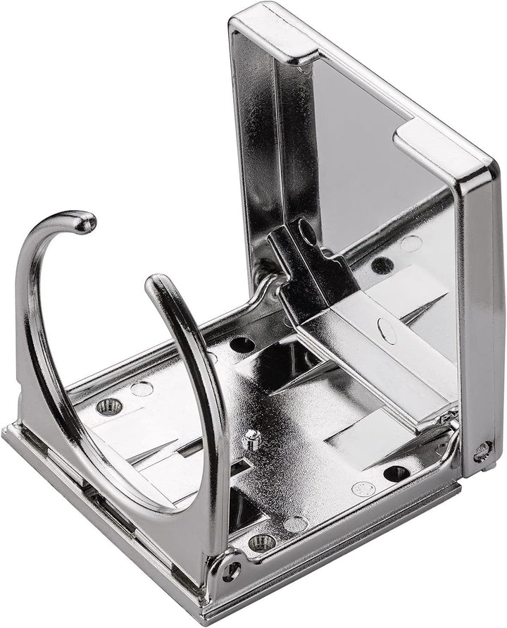 DEMA 4 x Getränkehalter Flaschenhalter Dosenhalter Set Chromoptik für Tischfussball Kicker