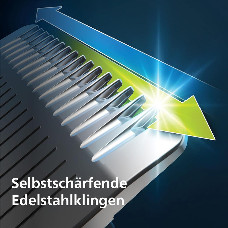 Philips Barttrimmer S5000 – Elektrischer Bartschneider für Herren mit Bartkamm, Lift und Trim Pro-Sy