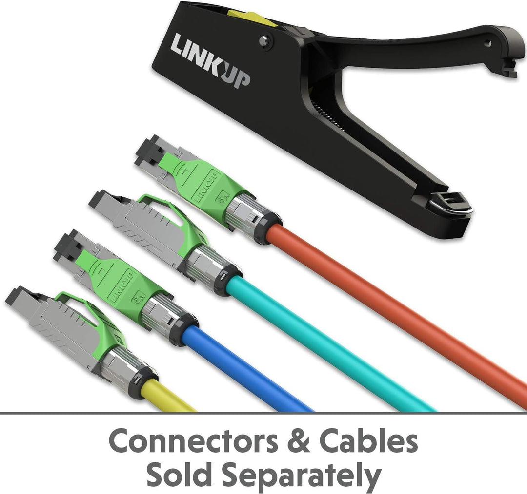 LINKUP - Easy Press Connector Tool für LINKUP Cat8/Cat6A RJ45 Geschirmte Druckguss-Metall Easy Field