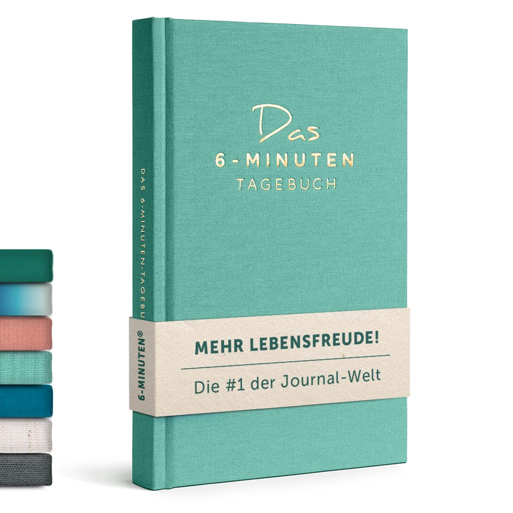 UrBestSelf 6-Minuten-Tagebuch (Das Original) | Achtsamkeitstagebuch, Anti-Stress Journal | Der Milli