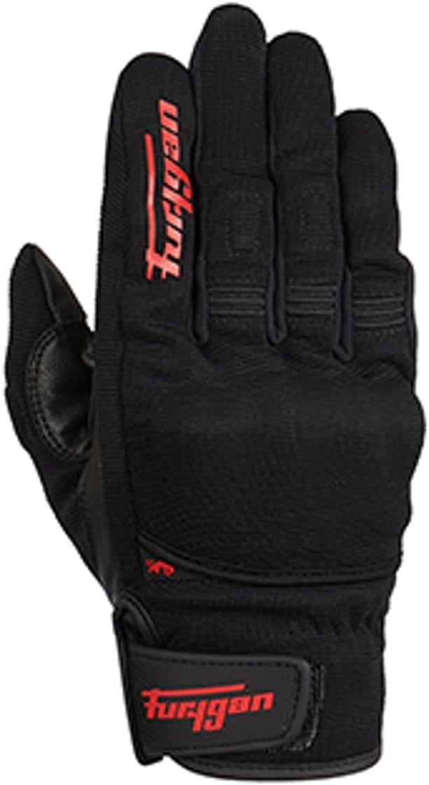 Furygan Damen Jet Lady D3o MOTORRADHANDSCHUHE XS Schwarz-rot, XS Schwarz-rot