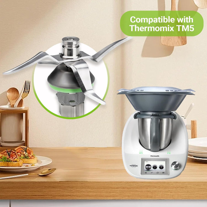 Mixmesser Ersatz für Vorwerk Thermomix TM5 TM5 Messer, TM5 Messer