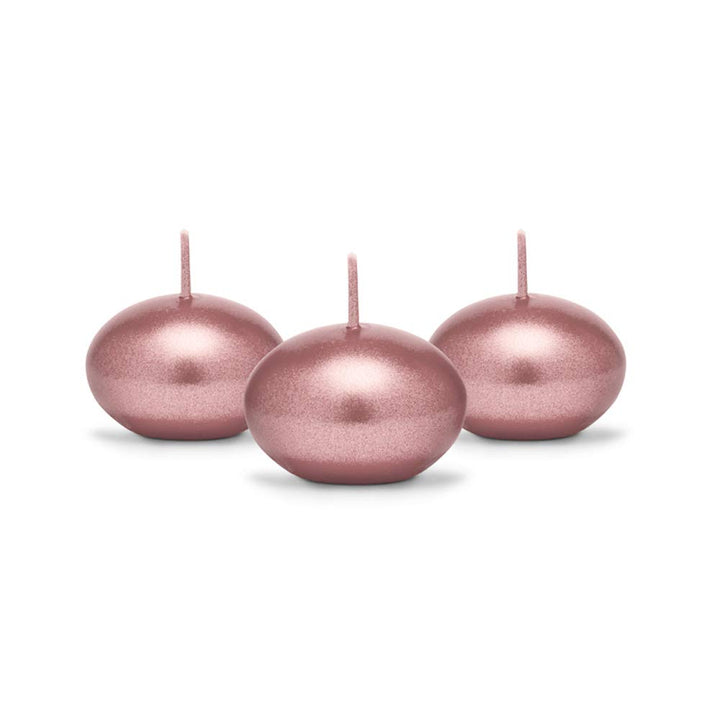 Schwimmkerzen 50 Stk Ø 40 mm Schwimmkerze Kerzen (Rose Gold), Rose Gold
