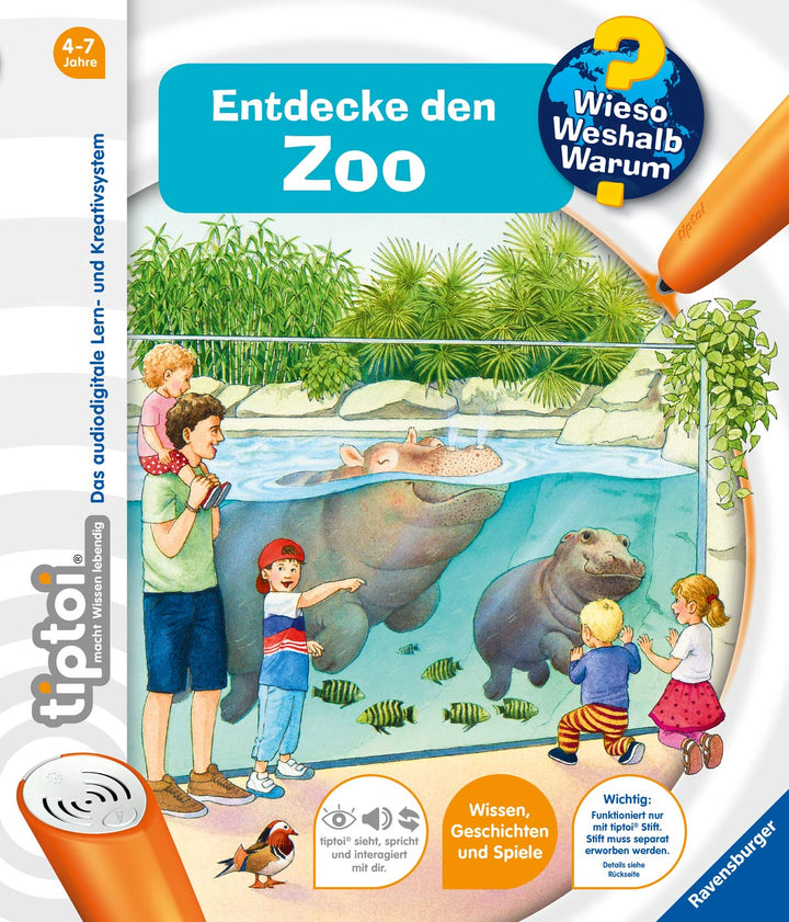 tiptoi® Wieso? Weshalb? Warum? Entdecke den Zoo (Wieso? Weshalb? Warum?, 20), Spiralbindung