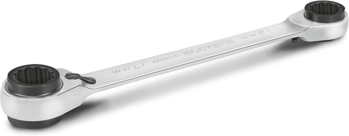 MATADOR Doppelring - Ratschenschlüssel 4in1 | SW 10, 13, 17, 19 mm | 120 Zähne | Multiratsche | 0184