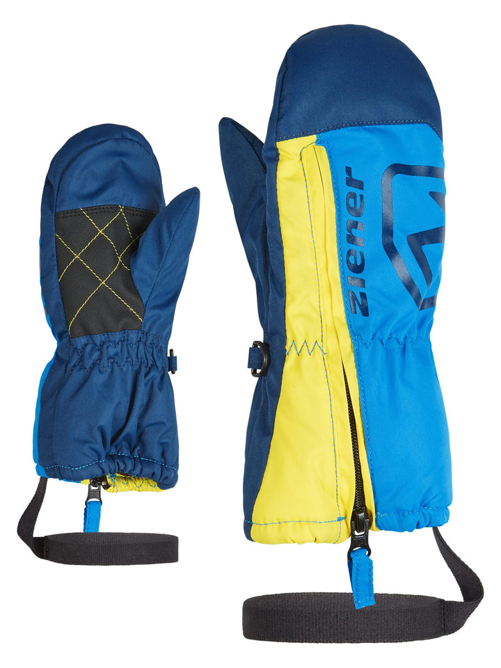 Ziener Unisex – Babys Leon Skihandschuhe 80cm blau, 80cm blau