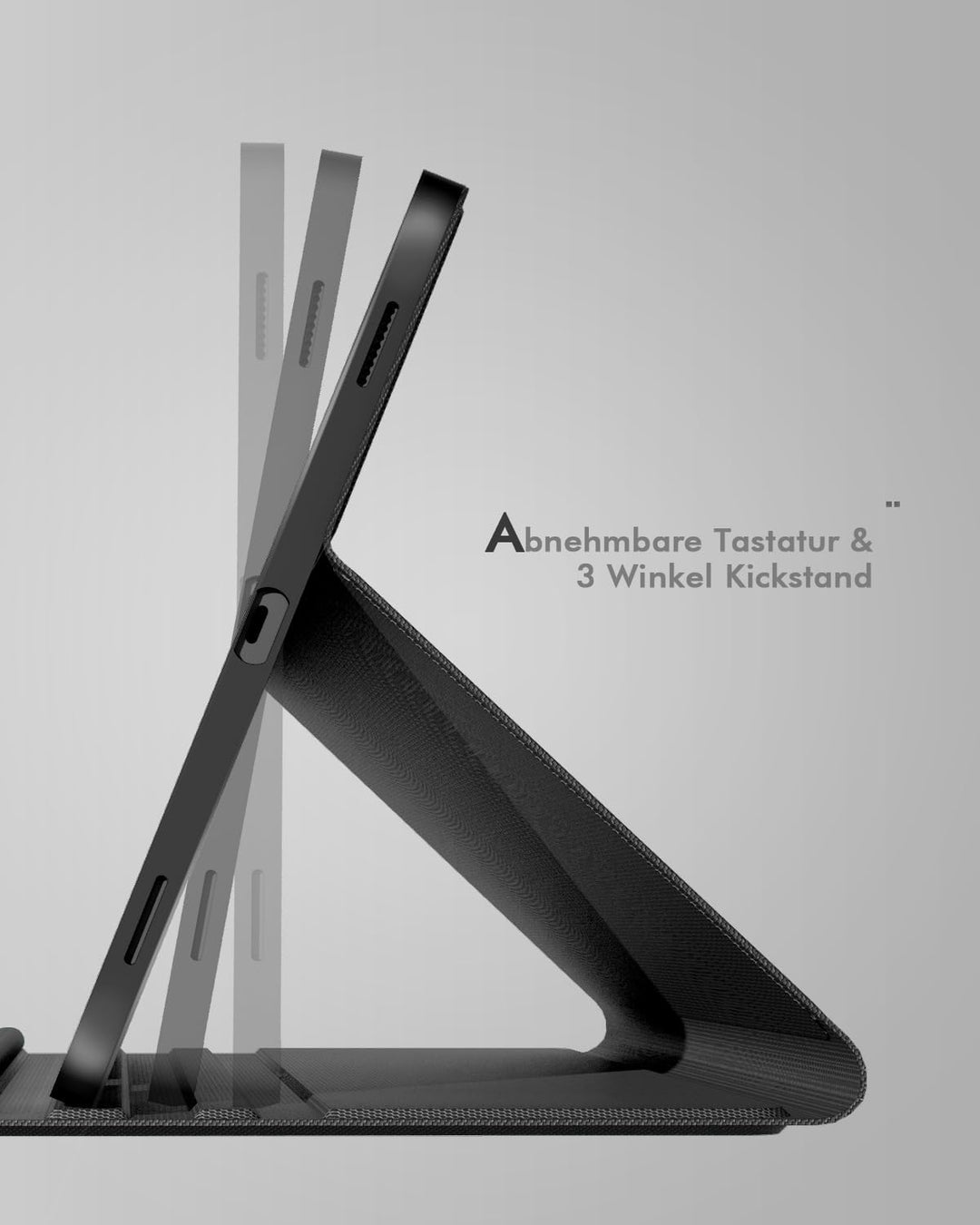 Doohoeek Schutzhülle mit Tastatur für Samsung Galaxy Tab S10 Lite 10,9 Zoll / S10 FE / S9 FE / S9 11