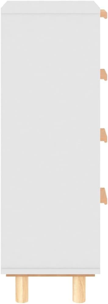 vidaXL Sideboard mit Schubladen Schrank Anrichte Beistellschrank Kommode Schubladenschrank Weiss 40x