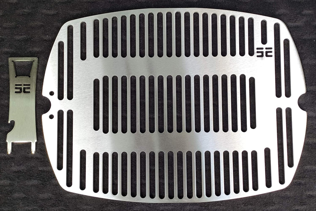 / Grillrost + Heber f. Weber Q100 1000 120 140 UVM. Edelstahl Rost VA
