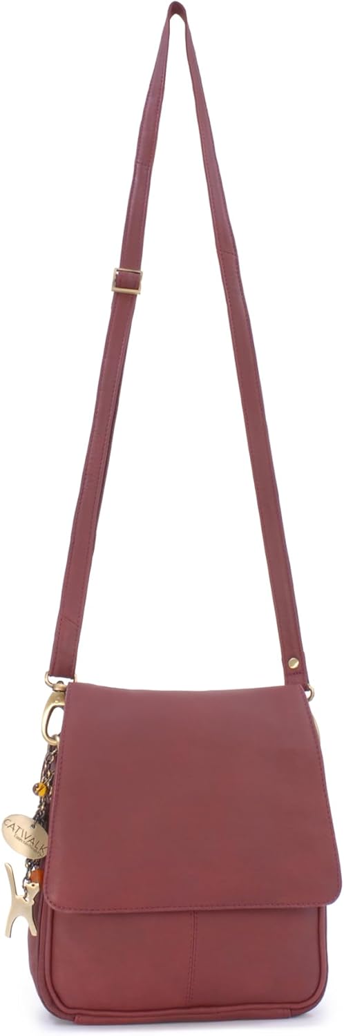 Catwalk Collection Handbags - Leder - Organizer/Umhängetasche/Schultasche/Aktentasche für Damen - ME