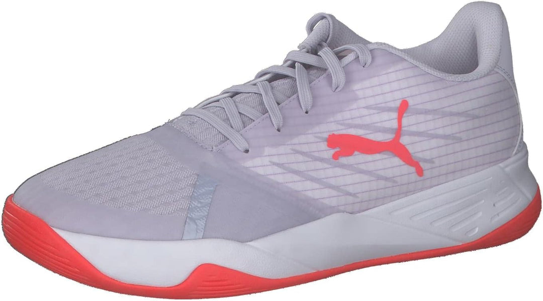 PUMA Herren Accelerate Pro Ii W+ Hallenturnschuh 40.5 EU Spring Lavender Red Blast Puma White, 40.5