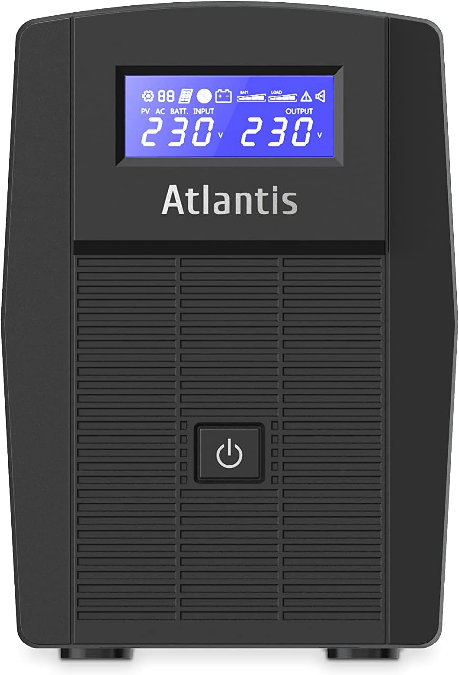 Atlantis A03-HP1003 Kontinuitätsgruppe Sinuswelle Pure 800VA 480W Line Interactive, LCD-Display, USB