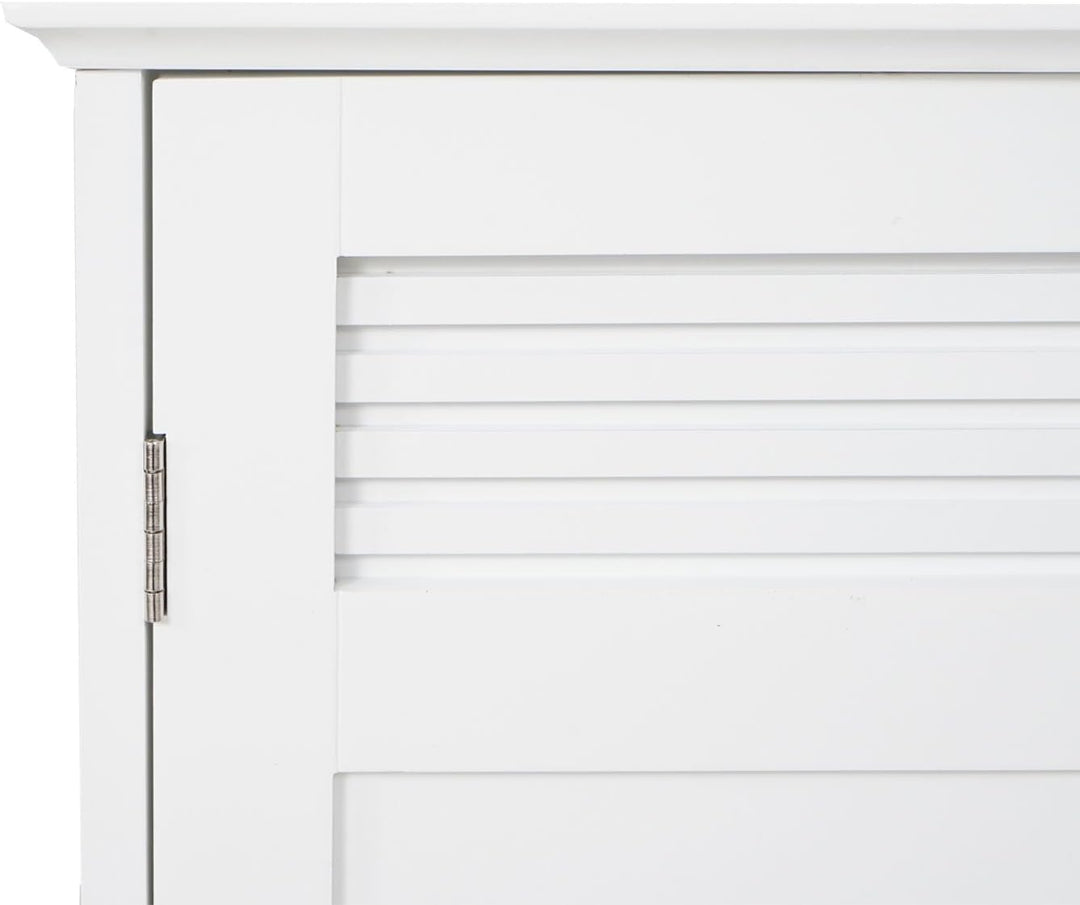 Mendler Waschbeckenunterschrank HWC-A85, Badschrank 60x60x30cm - weiss, Weiss