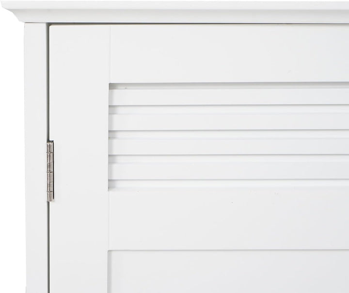 Mendler Waschbeckenunterschrank HWC-A85, Badschrank 60x60x30cm - weiss, Weiss