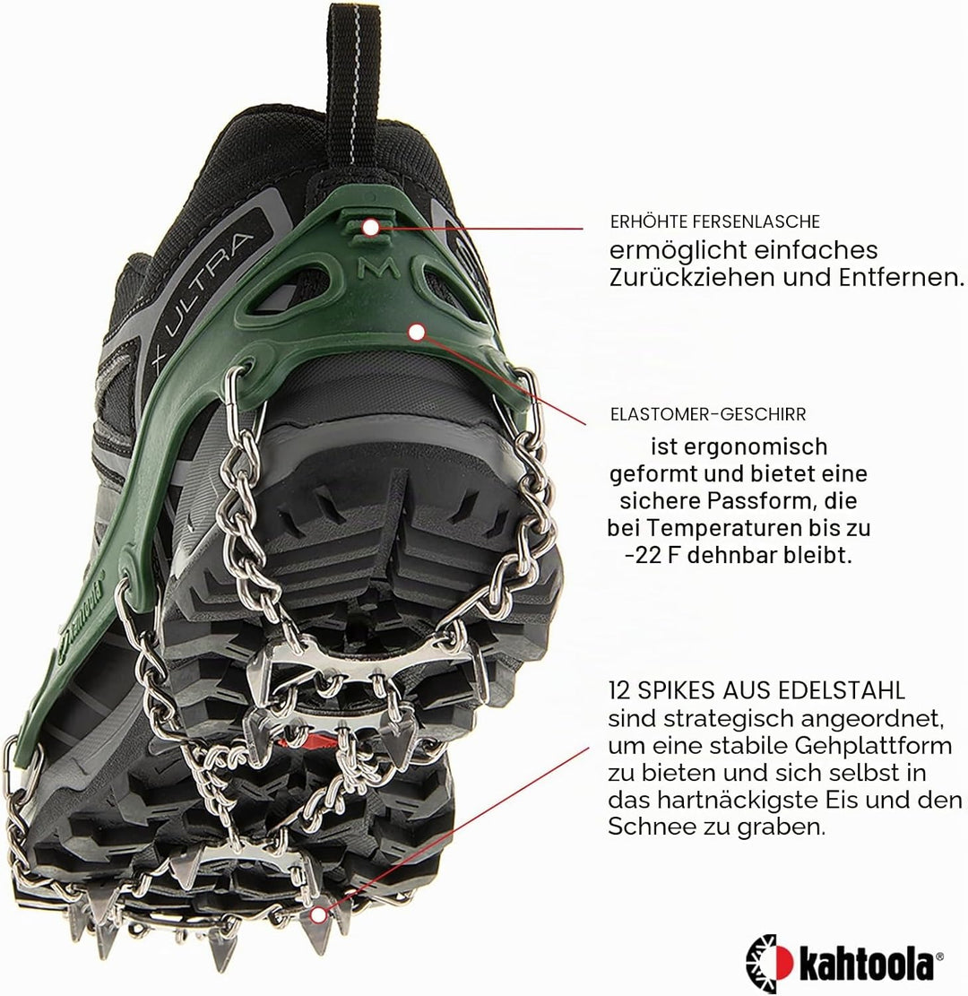 Kahtoola Microspikes Footwear Traction – 2015/16 Waldgrün L, Waldgrün L