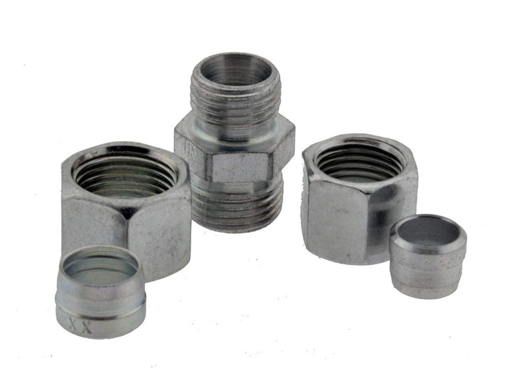 Gerade Reduzierverschraubung 18 L - 8 L, Edelstahl Schneidring Reduzierung leichte Baureihe