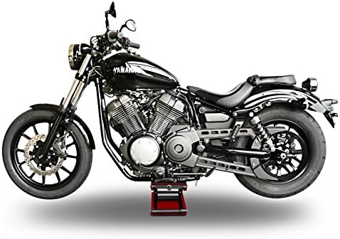 ConStands - Motorrad-Hebebühne für Chopper/Custombike Springer Special Hydraulisch Sicherung Rot CB8