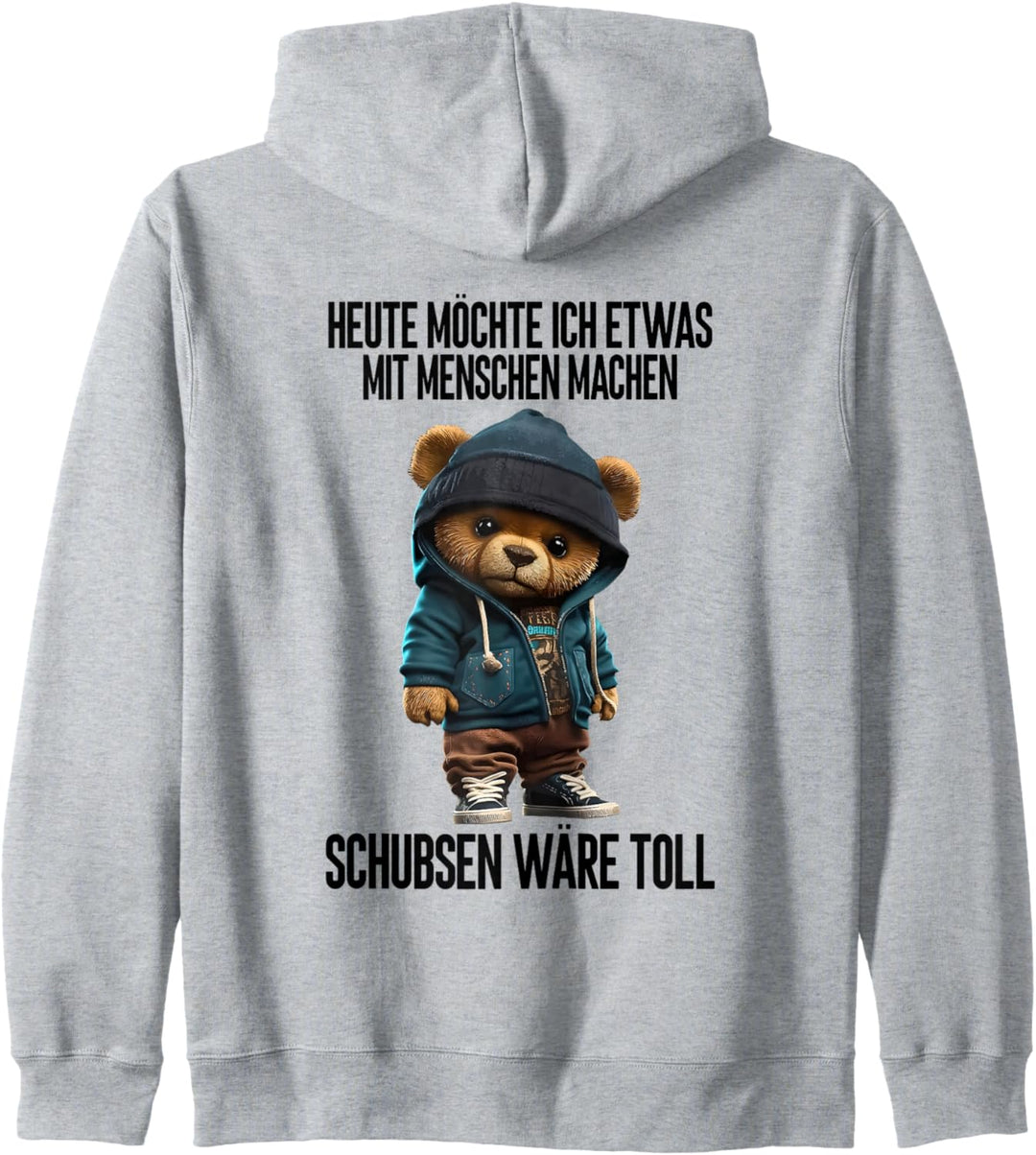 Heute möchte ich etwas mit Menschen machen Kapuzenjacke