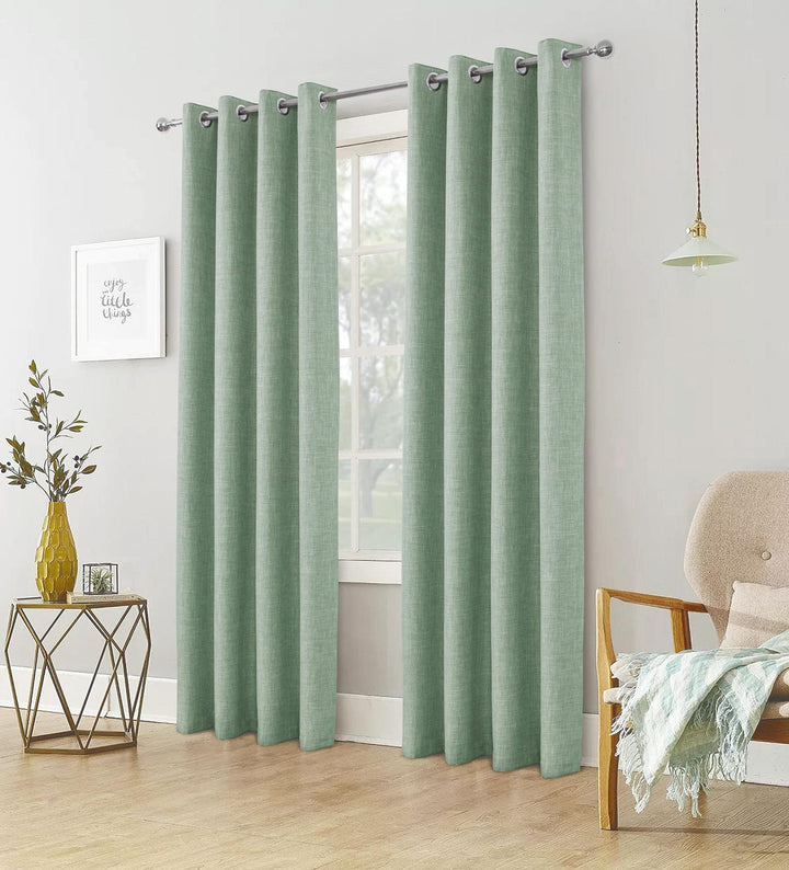 always4u Blickdichte Gardinen Verdunkelungsvorhang mit Ösen, Elegente Vorhang für Wohnzimmer Modern