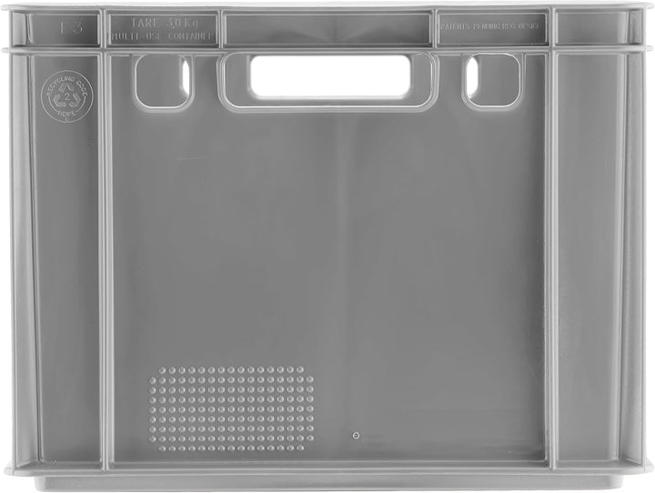 BURI 4x Fleischkiste E3 Metzgerkiste 60x40x30 cm lebensmittelecht, robust, stapelbar - Eurokisten La
