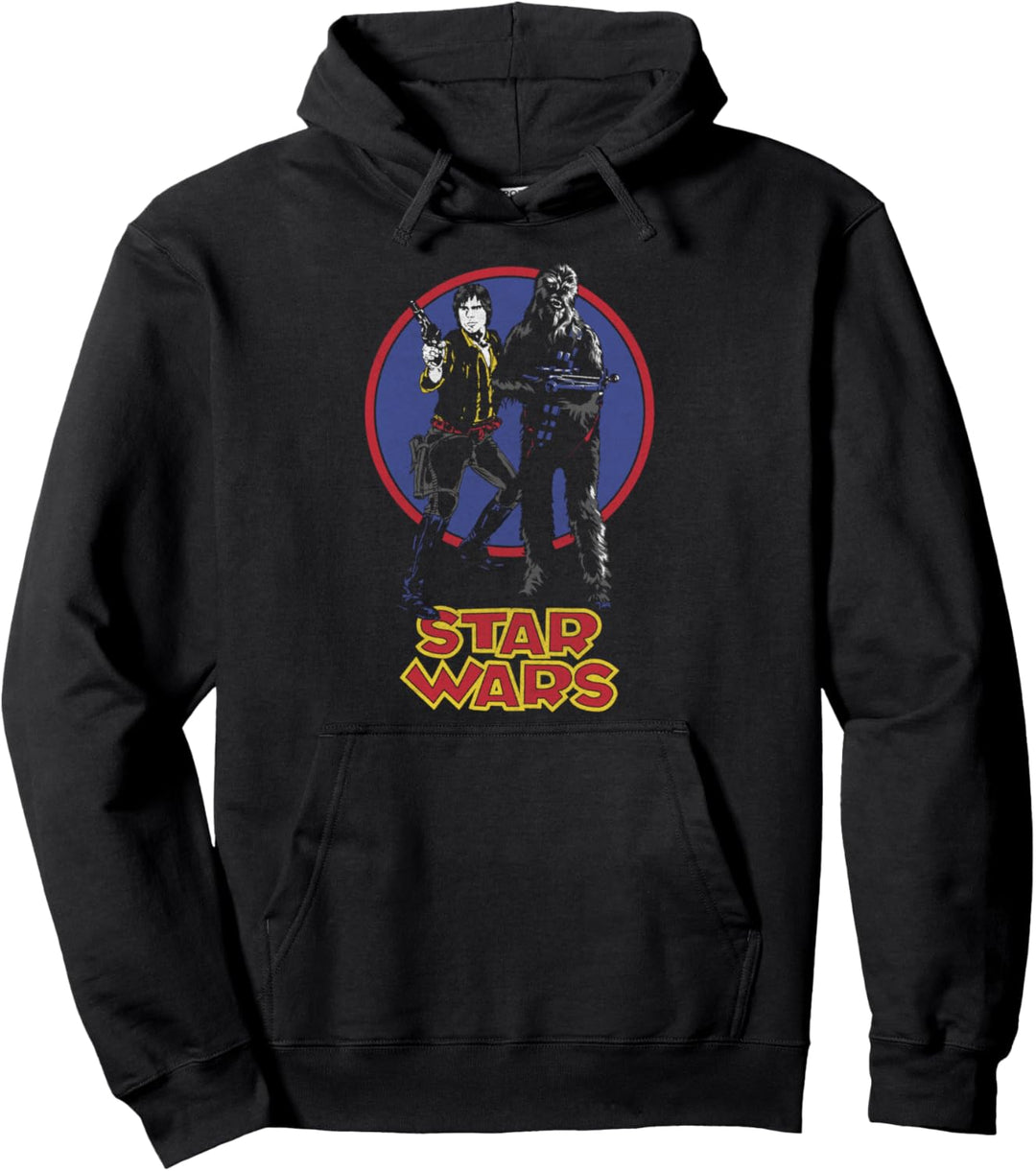 Star Wars Vintage Han And Chewie Pullover Hoodie