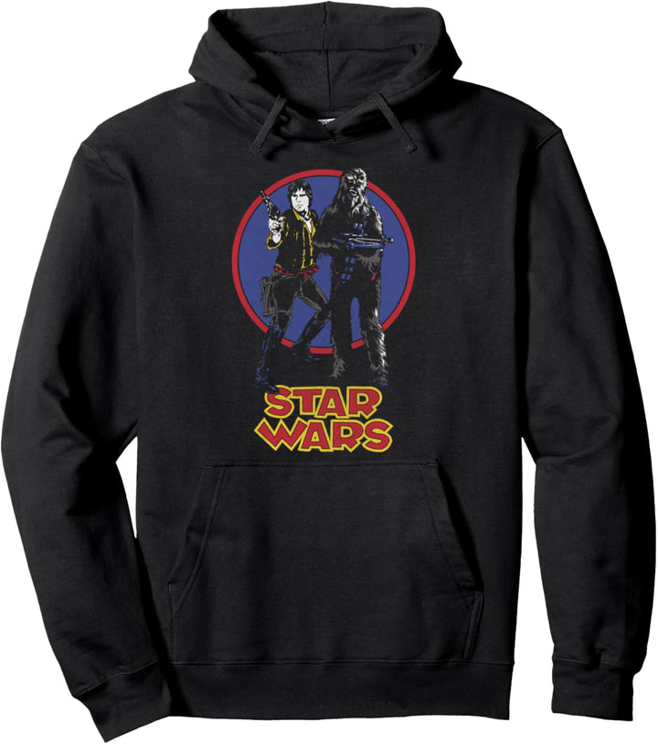 Star Wars Vintage Han And Chewie Pullover Hoodie