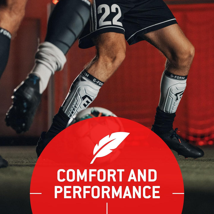 G-Form Pro-S Vento CE Fussball Schienbeinschoner Schwarz Youth L/XL, Schwarz Youth L/XL