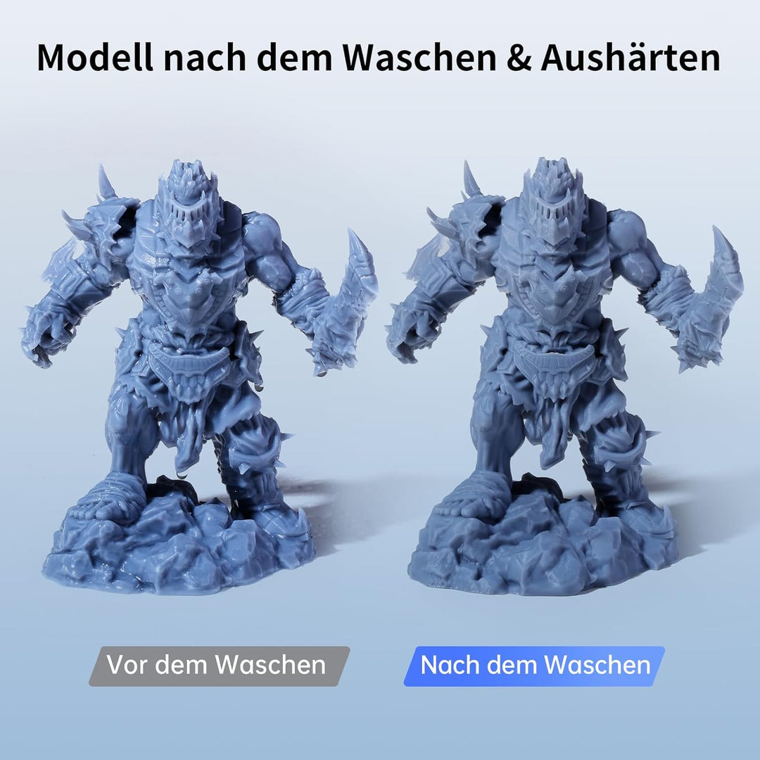 ANYCUBIC Wash & Cure 3 für LCD/DLP/SLA Resin 3D Drucker Modell, 2 in 1 Wascheimer und UV Durchhärteg