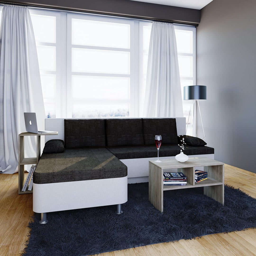 VCM Holz Beistelltisch | Couchtisch schlicht | Masse ca. H. 40 x B. 63 x T. 30 cm | Wohnzimmertisch