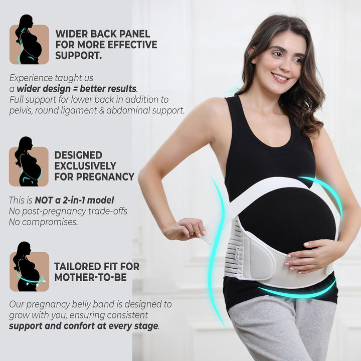 NEOtech Care - Bauchgurt für die Schwangerschaft - stützt Taille, Rücken &amp; Bauch - Schwangerschaftsg