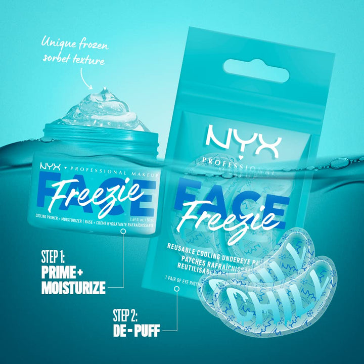 NYX PROFESSIONAL MAKEUP NYX Professional Make Up Face Freezie Wiederverwendbare Augen-Kühlpads, Cool