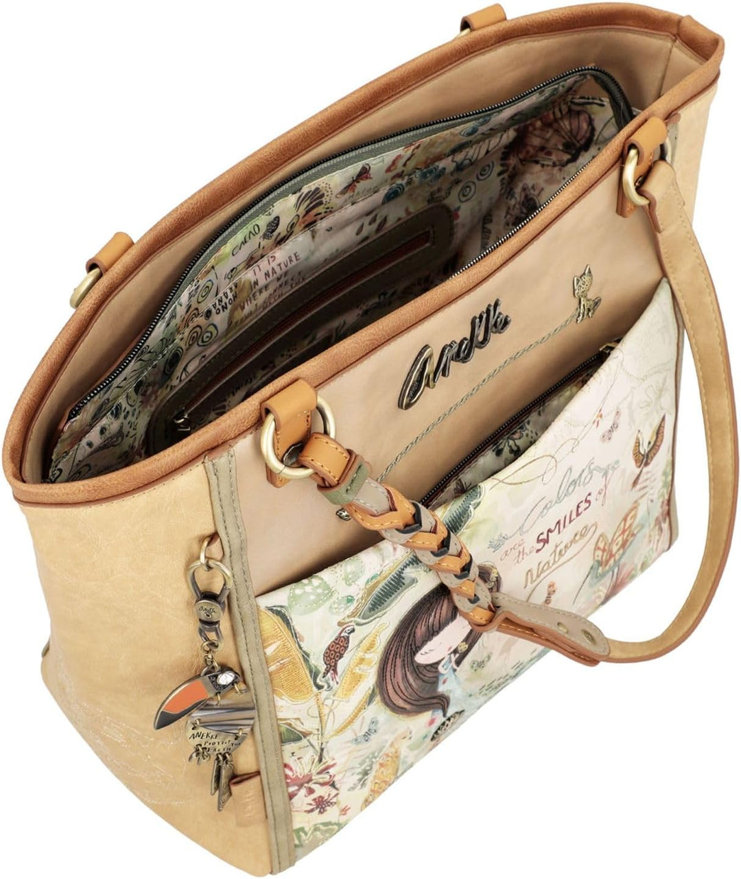 Anekke Damen 36702-047 Mehrfarbig 40x29x16 Shopper, bunt