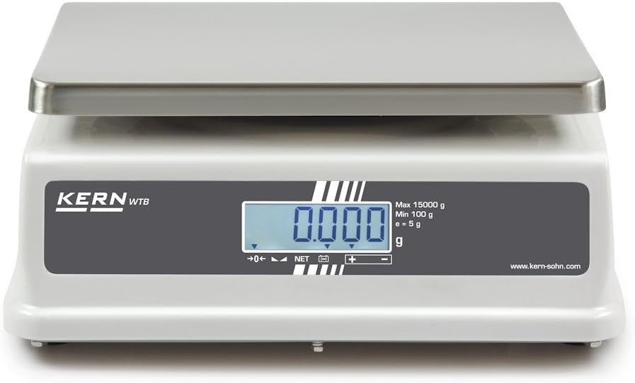 KERN WTB 30K-3N WTB-N Tischwaage, 5g Ablesbarkeit