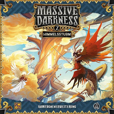 CMON | Massive Darkness 2 – Himmelssturm | Erweiterung | Kennerspiel | Dungeon Crawler | 1-6 Spieler