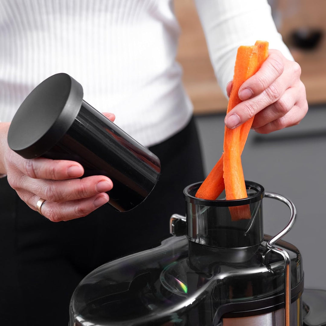 LEHMANN Entsafter, Schnelle Saftzubereitung, 2 Geschwindigkeitsstufen, elektrische Saftpresse aus Ed