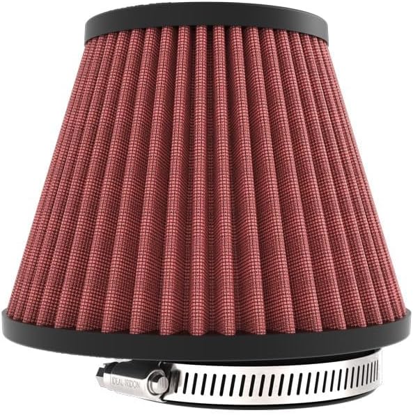 K&N Universal-Klemmluftfilter: Hochleistung, Premium, waschbar, Ersatzfilter: Flanschdurchmesser: 3,