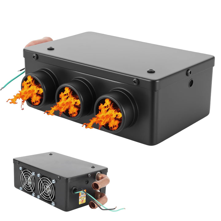 LICAEVEY 12V 50W Autoheizung und Entfroster, Schnelles Aufheizen mit 3 Luftauslässen Zum Entfrosten