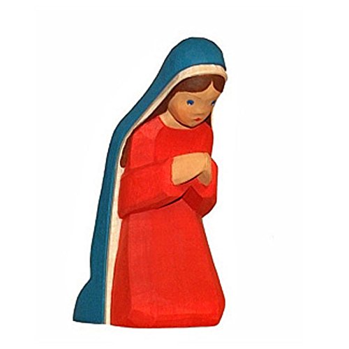Maria (handgeschnitzte Krippenfigur)