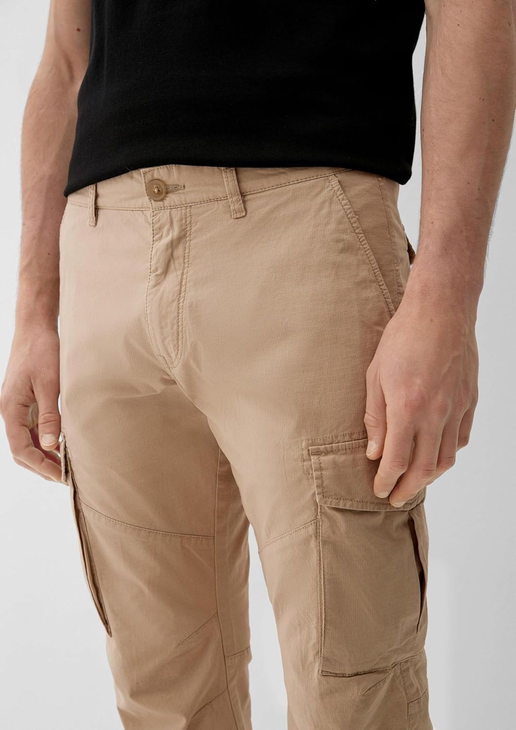 s.Oliver Herren Cargo-Bermuda, Detrot Relaxed Fit, Brown