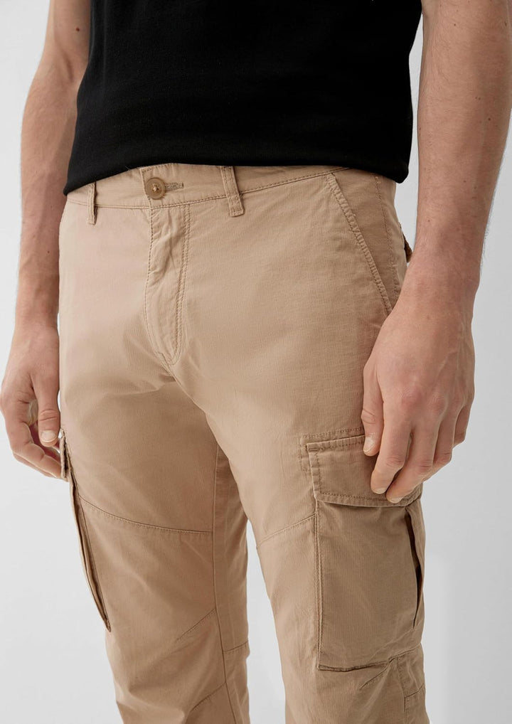 s.Oliver Herren Cargo-Bermuda, Detrot Relaxed Fit 30 Brown, 30 Brown