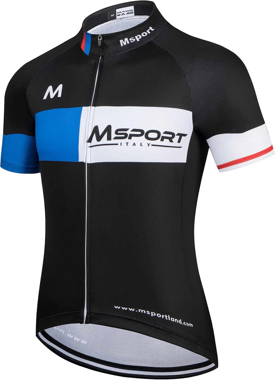Msport Fahrradbekleidung Set – Komplettanzug Radtrikot + Trägerhose mit 5D-Gel-Polsterung Antistoss