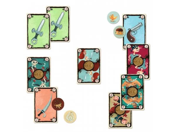 Djeco T&G Poker-Set, Mehrfarbig (35236)
