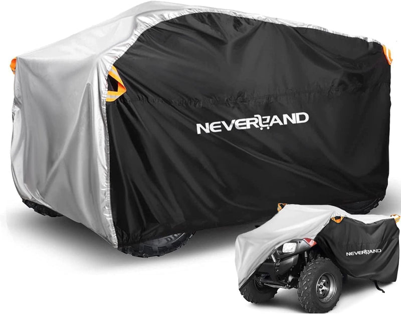 XXXL Quad ATV Abdeckplane NEVERLAND Fahrzeug Abdeckung Schutz Cover 256 * 110 * 120cm Phosphoreszier