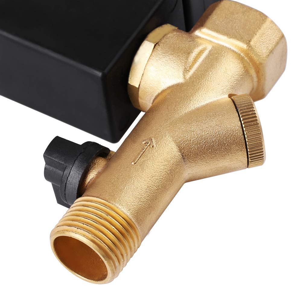 LiebeWH Automatisches Ablassventil, G1/2 DN15 Hochwertiges Kondensat-Luftkompressor-Ablassventil(AC2