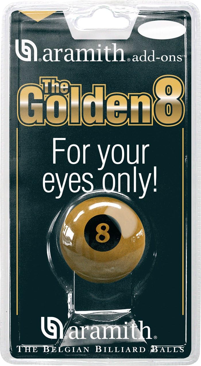 Aramith Golden 8 Ball 57.2mm