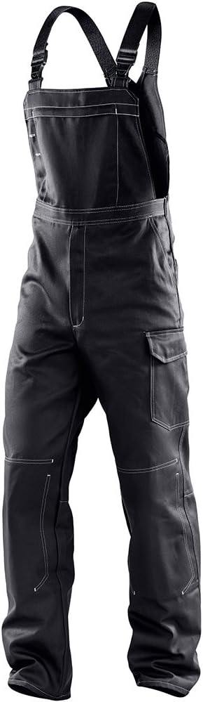 KÜBLER Workwear KÜBLER ORGANIQ Arbeits-Latzhose schwarz 64 Schwarz, 64 Schwarz