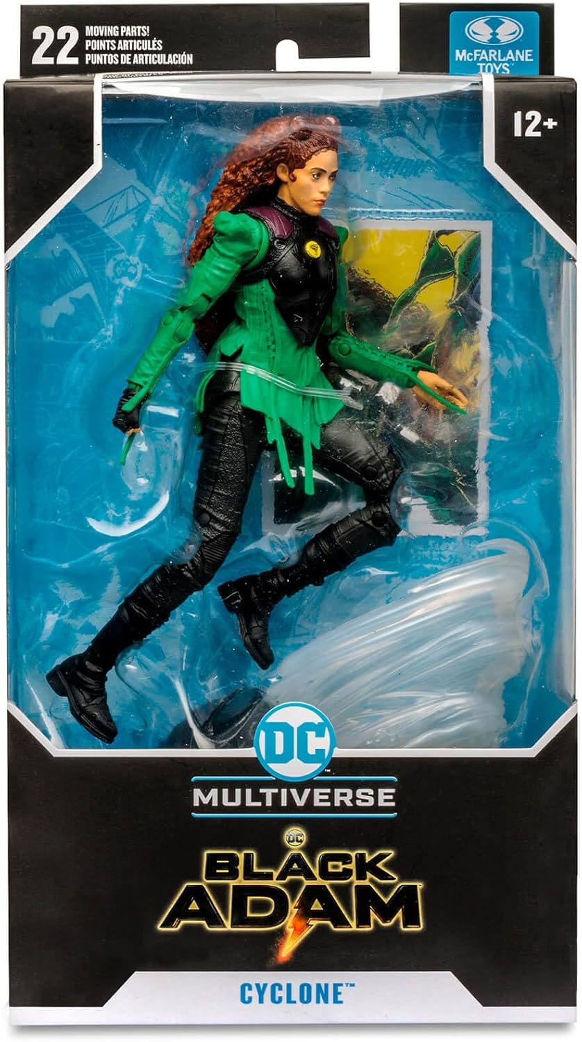McFarlane DC Black Adam Movie Actionfigur Cyclone 18 cm, 15258, Mehrfarbig, Cyclone